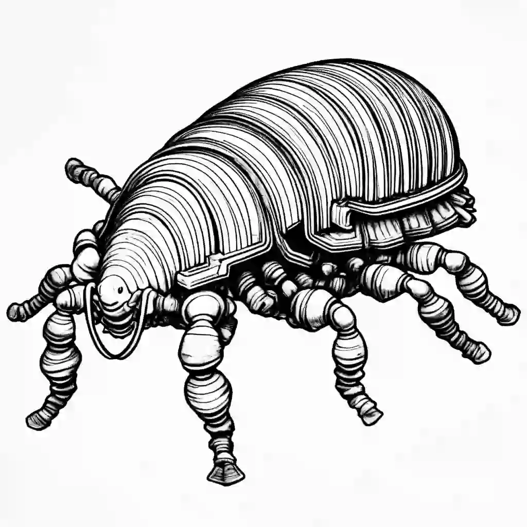 Giant Isopods coloring pages